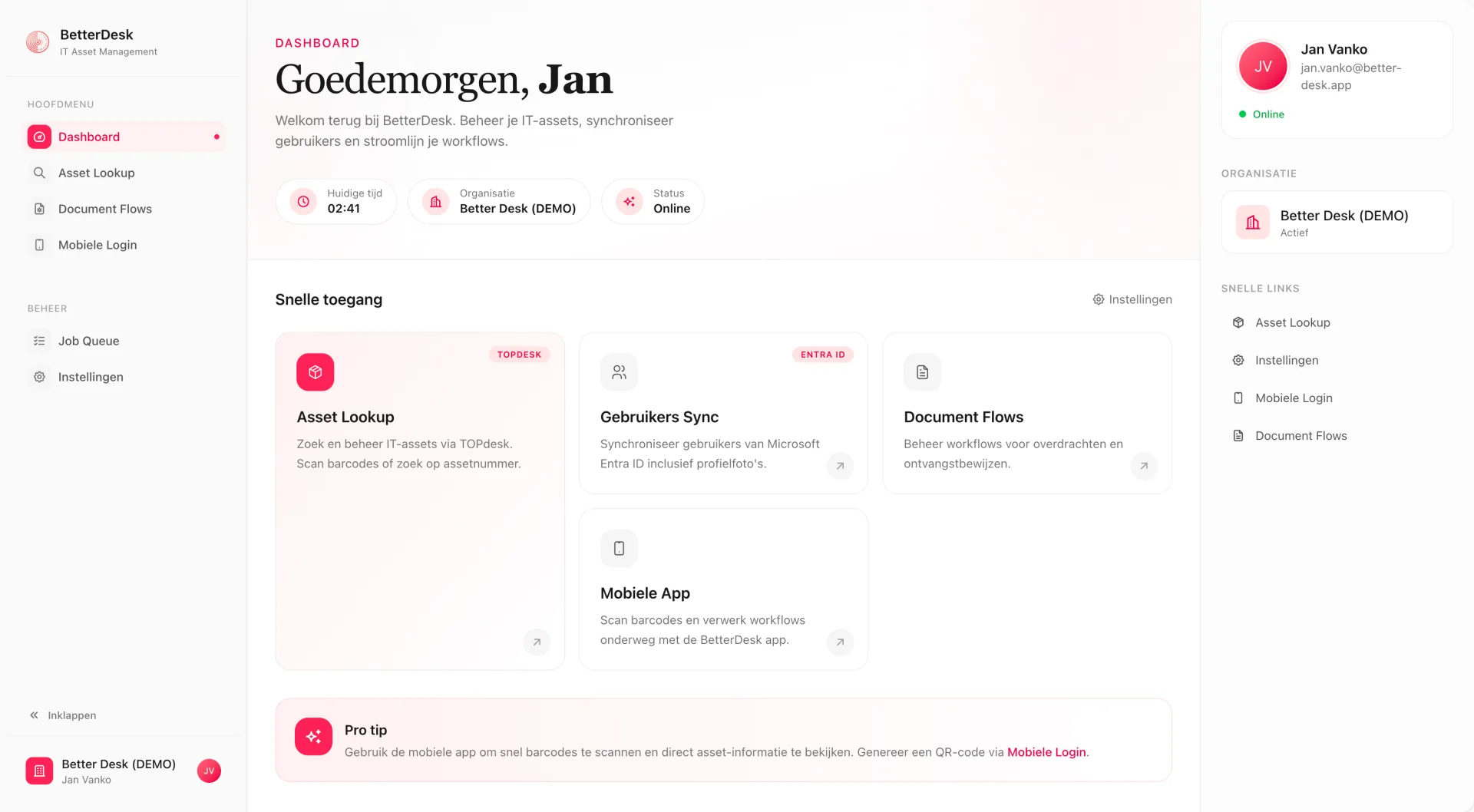 BetterDesk Dashboard